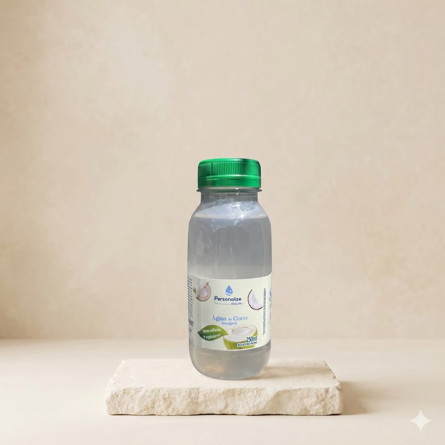Água de coco - Garrafa PET · rótulo vinil adesivo