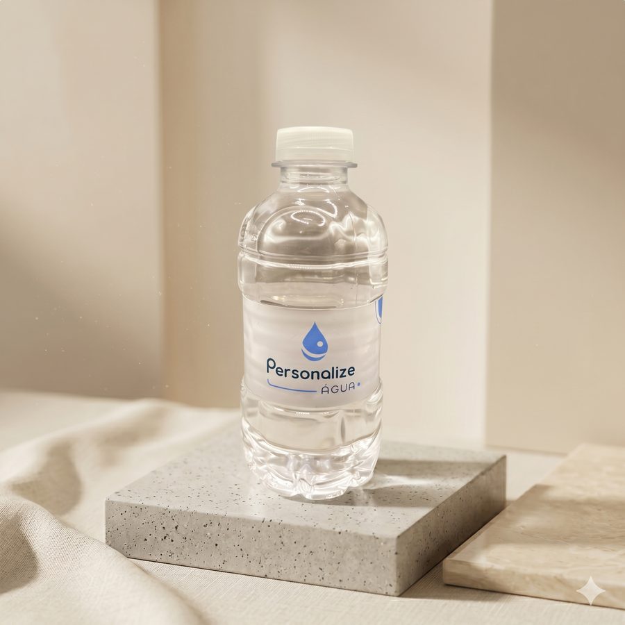 Lindoya Sense 240 ml - Garrafa PET · rótulo vinil adesivo