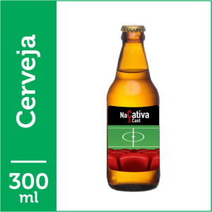 CERVEJA PERSONALIZADA 300ML Vidro   Rótulo vinil adesivo  